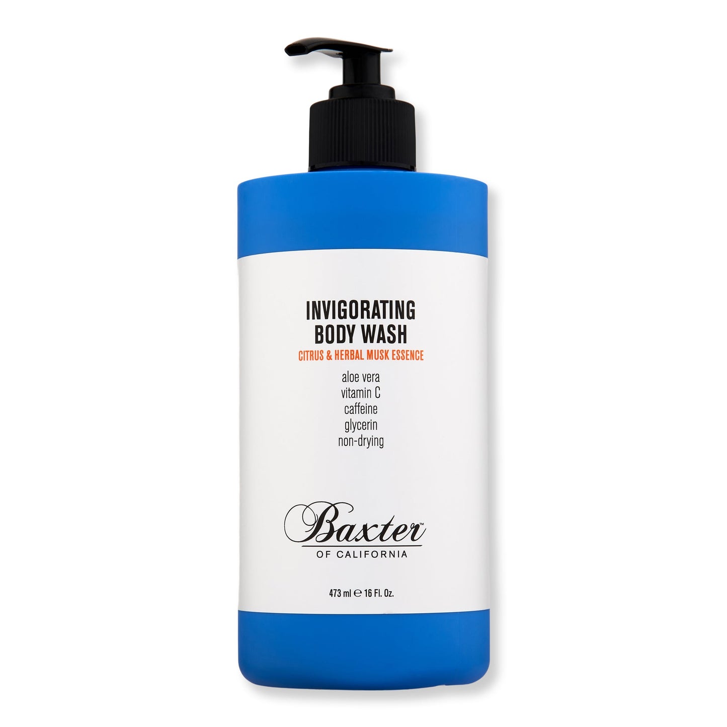 Baxter of California Invigorating Body Wash for Men Citrus & Herbal Musk