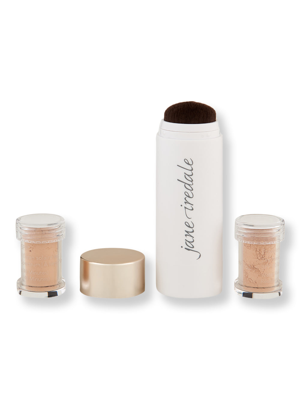 Jane Iredale Powder-Me SPF 30 Dry Sunscreen Refillable Brush + 2 Refills