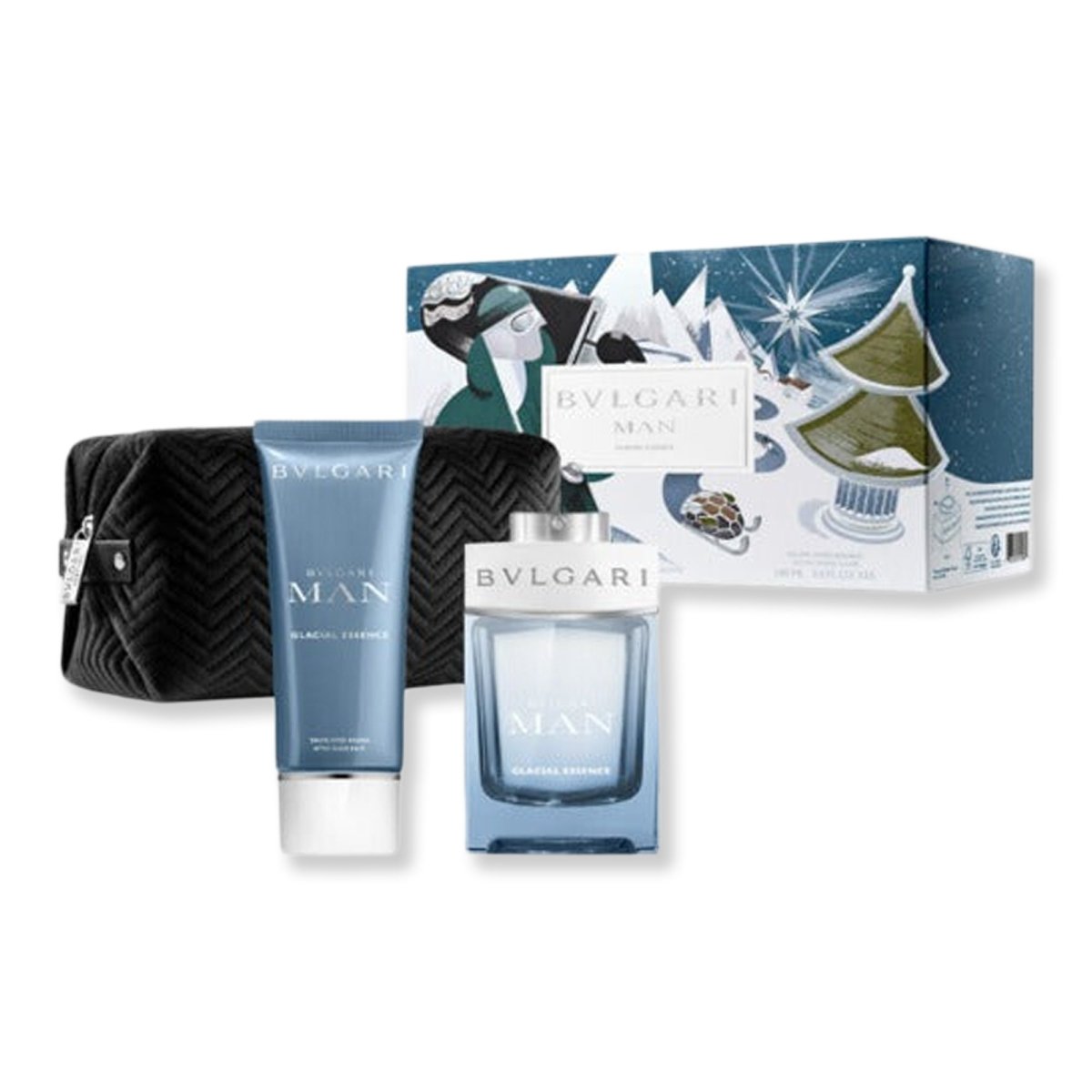 Bvlgari Man Glacial Essence 3 Piece Gift Set - SkincareEssentials
