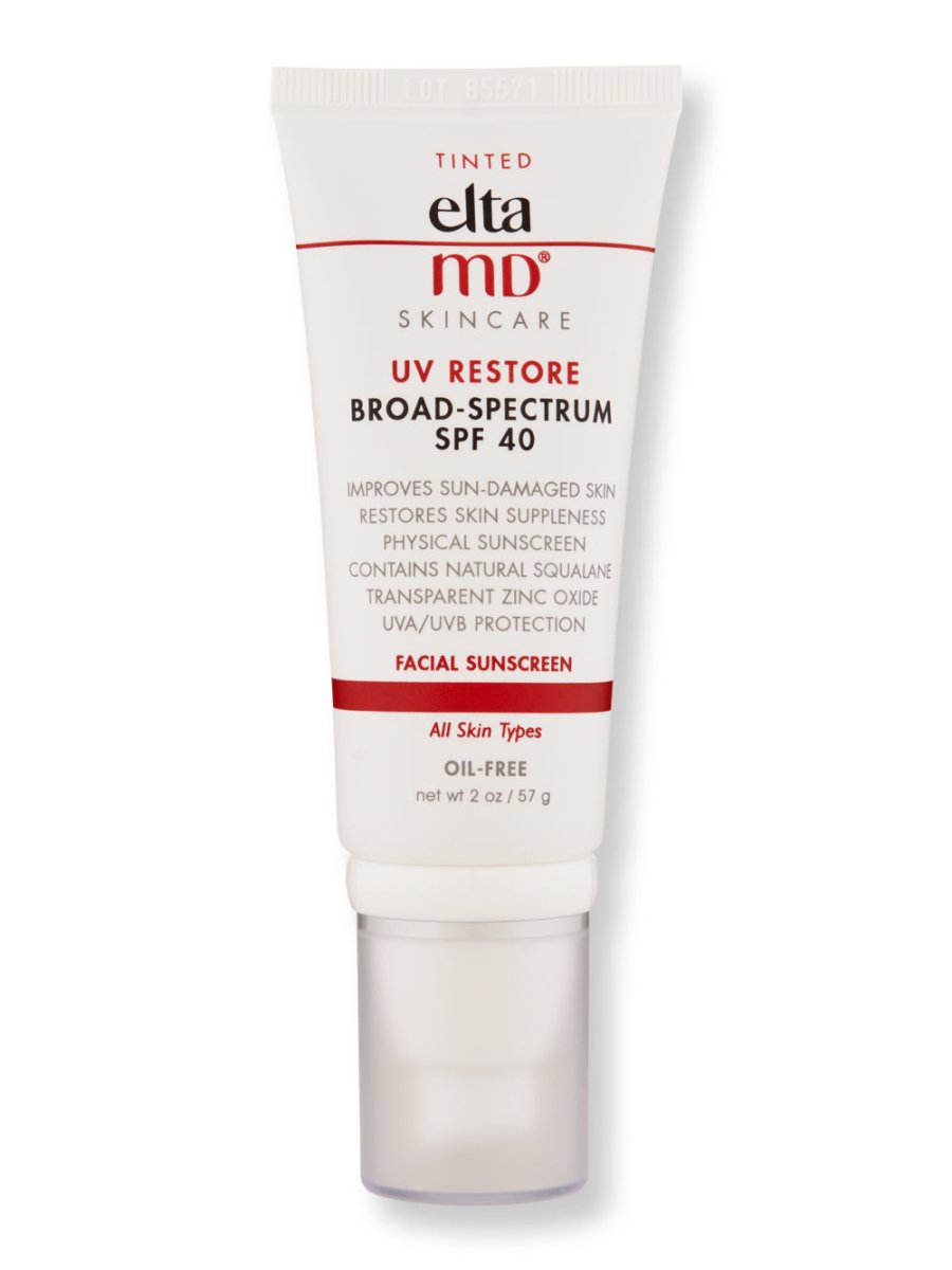 EltaMD UV Restore SPF 40 Anti Aging Face Moisturizer Tinted 2 oz - SkincareEssentials