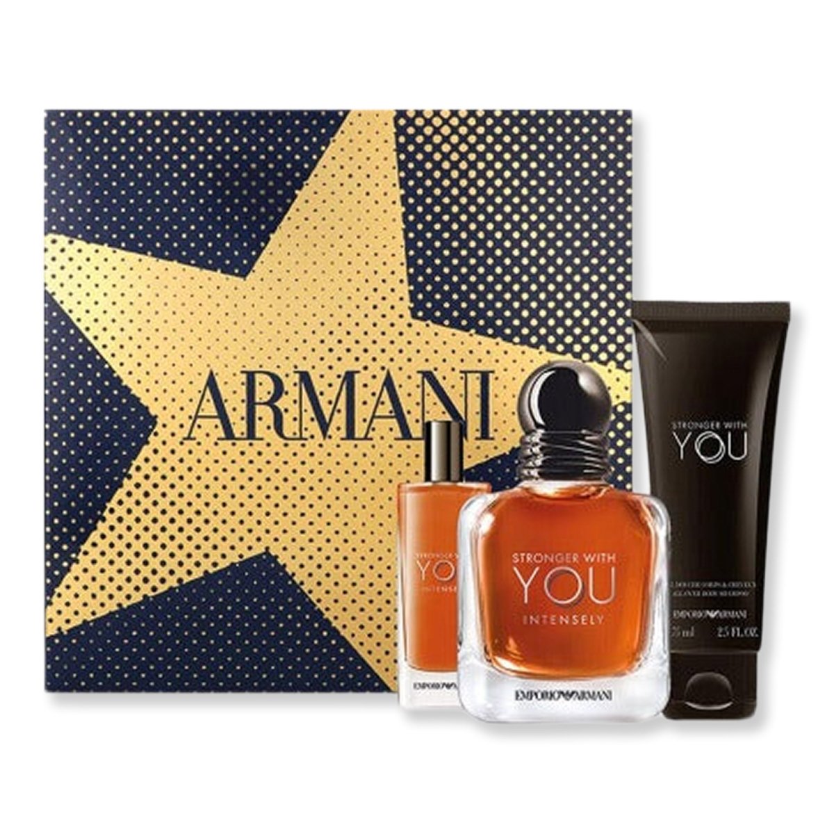 GIORGIO ARMANI Emporio Armani Stronger With You Intensely 3 Piece Gift Set - SkincareEssentials