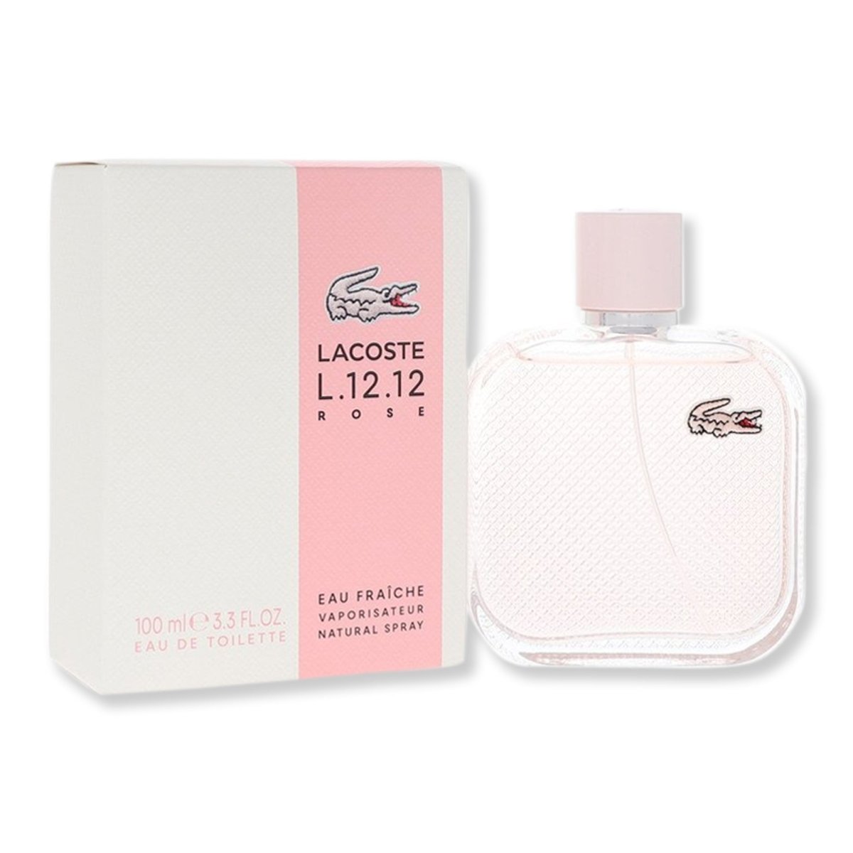 Lacoste L.12.12 Rose Eau Fraiche Eau De Toilette Spray for Women - SkincareEssentials
