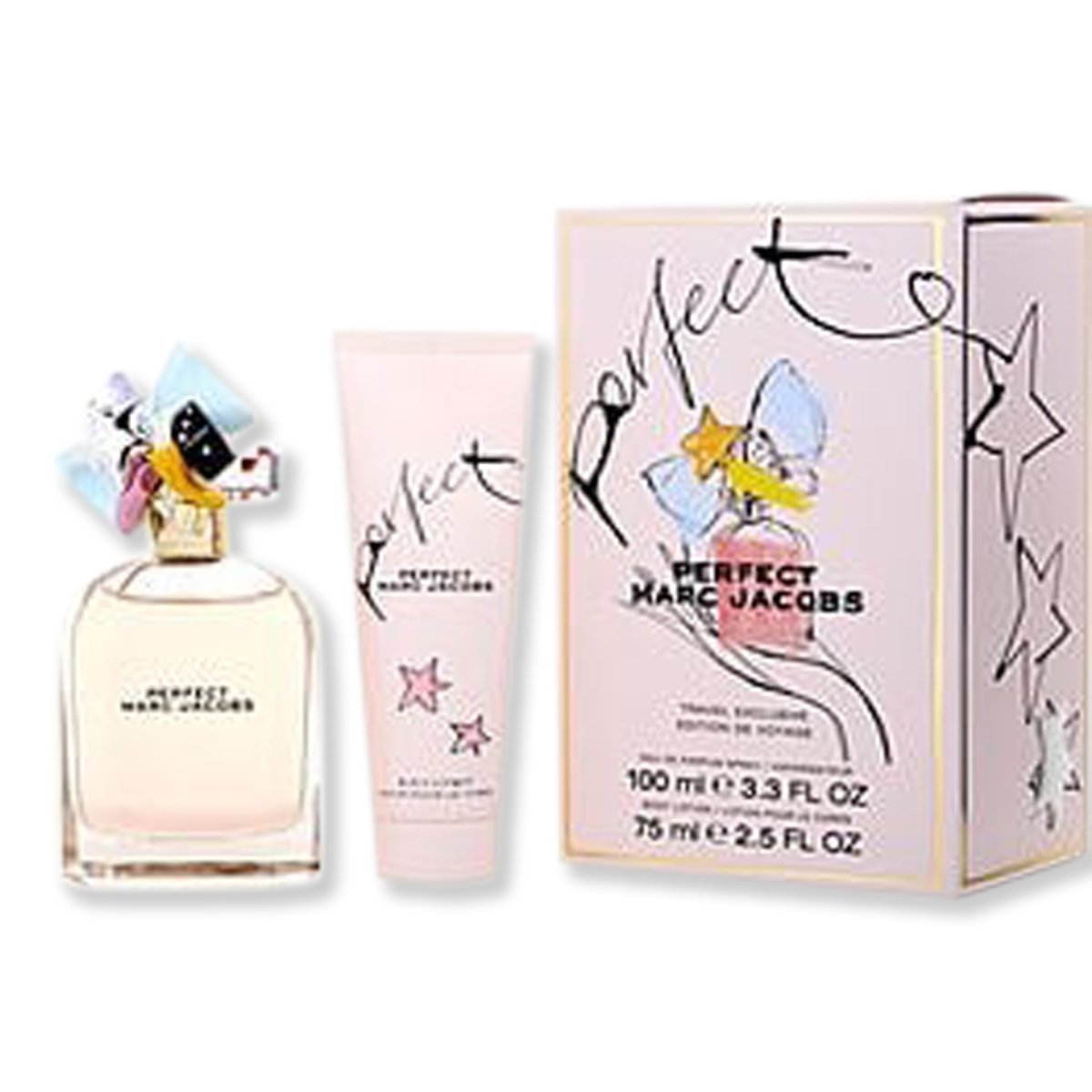 Marc Jacobs Perfect 2 - Piece Gift Set for Women 3.3 EDP & Body Lotion - SkincareEssentials