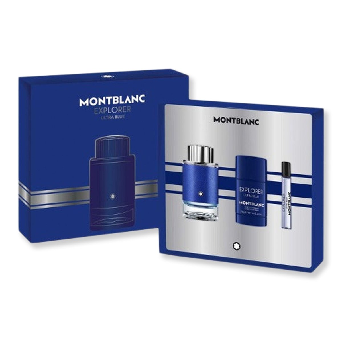 Montblanc Explorer Ultra Blue 3 Piece Gift Set - SkincareEssentials