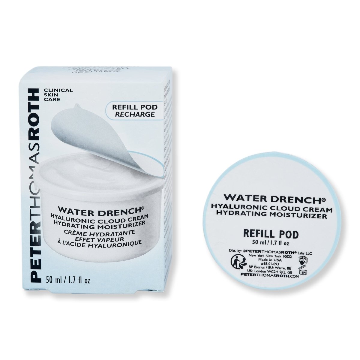 Peter Thomas Roth Water Drench Hyaluronic Cloud Cream Hydrating Moisturizer - SkincareEssentials