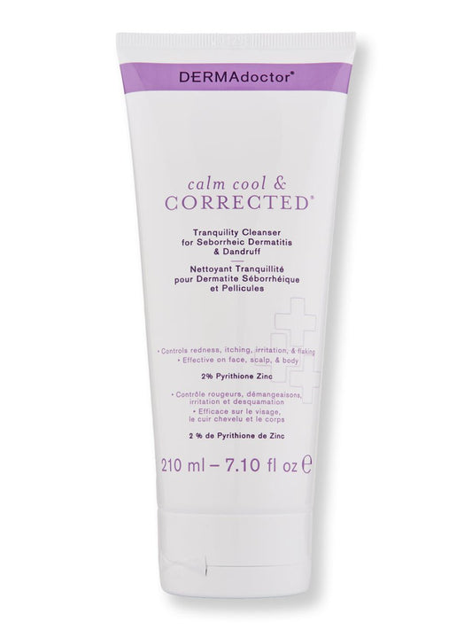 DermaDoctor Calm Cool & Corrected Tranquility Cleanser with 2% Pyrithione Zinc for Seborrheic Dermatitis - SkincareEssentials