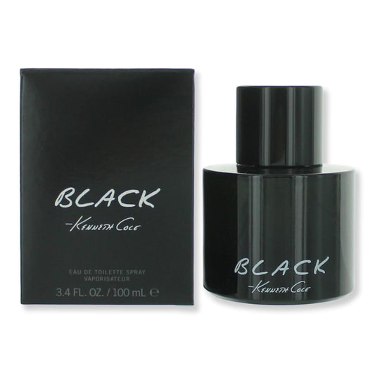 Kenneth Cole Black Eau De Toilette Spray For Men - SkincareEssentials