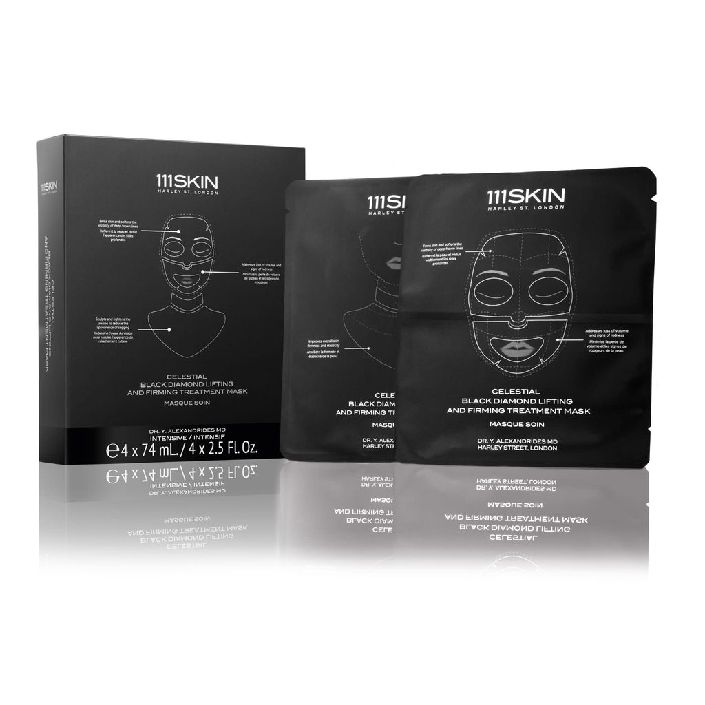 111Skin - Celestial Black Diamond Lifting and Firming Treatment Mask - Box of 5