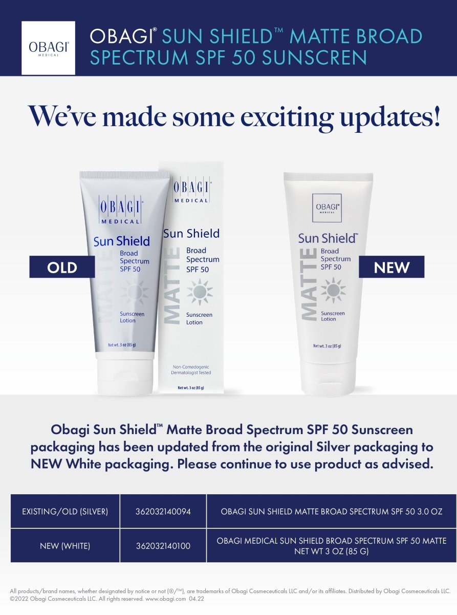 Obagi Sun Shield Matte Broad Spectrum SPF 50 - SkincareEssentials